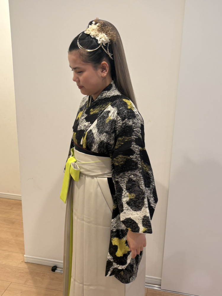 みんなと一味ちがう袴で目立ってすてきで良かったです♡