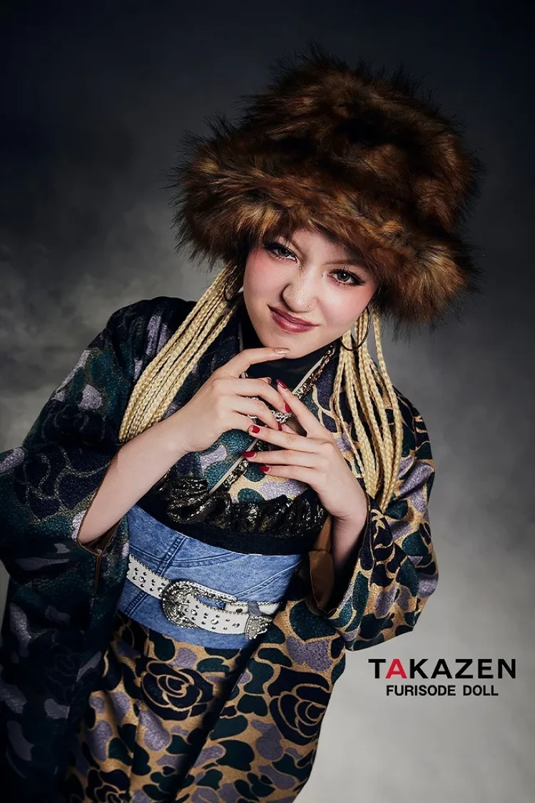 エイプ柄のストリート系振袖紹介