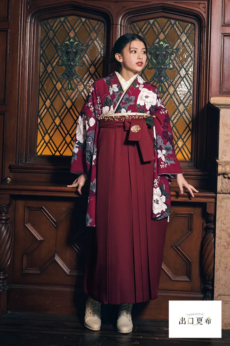 卒業式　袴　レンタル　出口夏希　卒業式袴　かわいい　27卒　