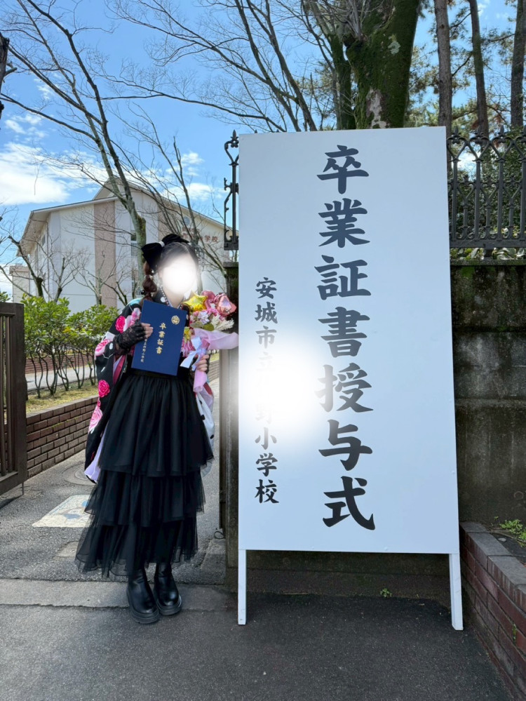 とても可愛いフリル袴で楽しい卒業式を過ごせました💗