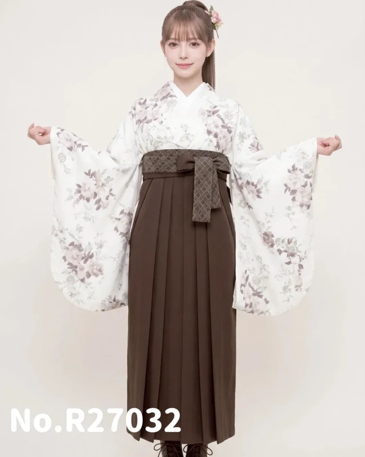 卒業式　袴　レンタル　新作袴　ヘザー袴