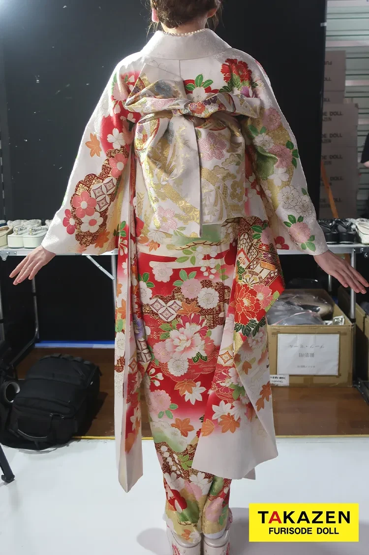 160cm代の方にお勧めの帯にボリュームのある振袖