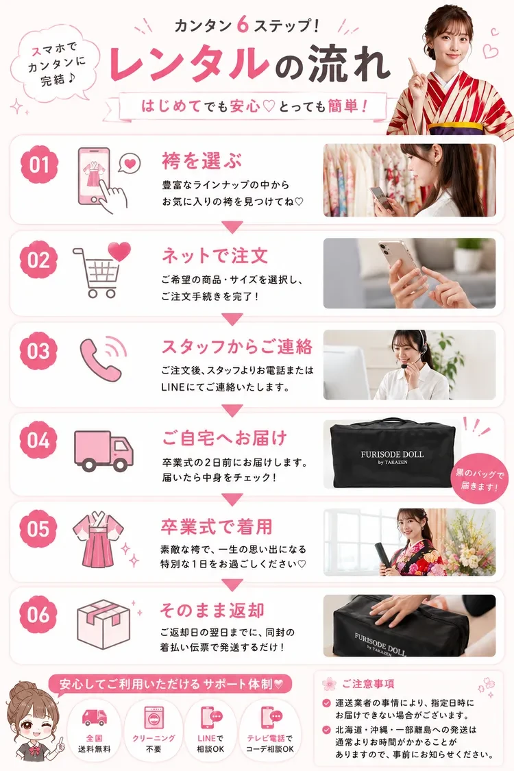 安くてかわいい袴ネットレンタル