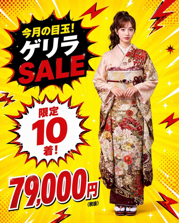 安くてかわいい振袖ネットレンタル