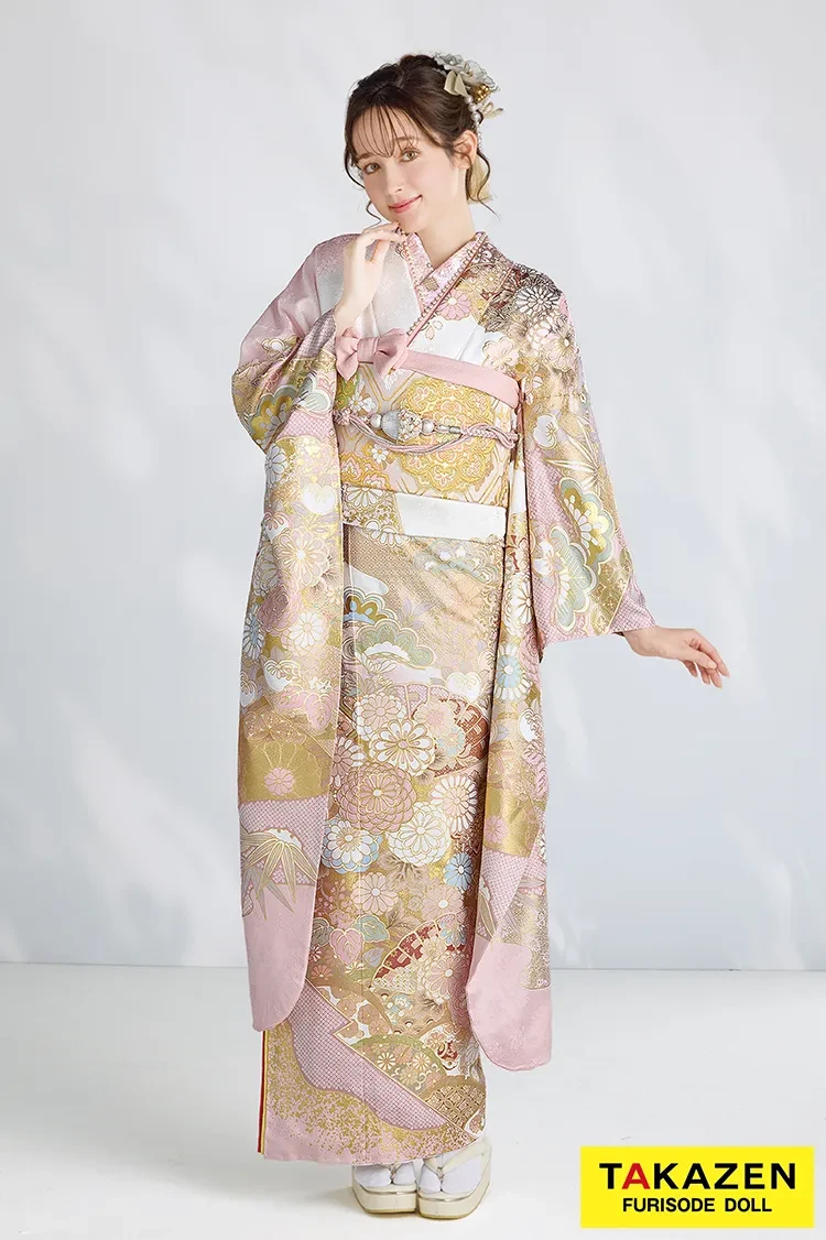 関芳の桂由美コレクションの振袖