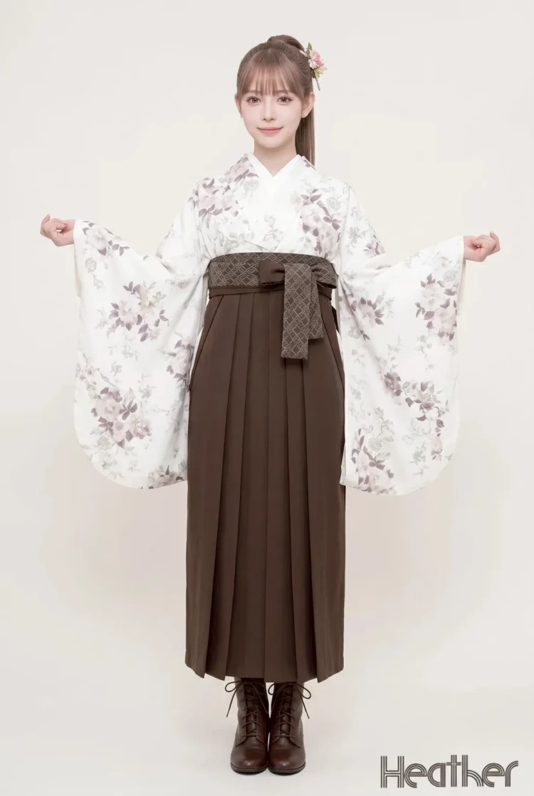 卒業式 袴 レンタル 新作袴 新作 ヘザー袴 27卒