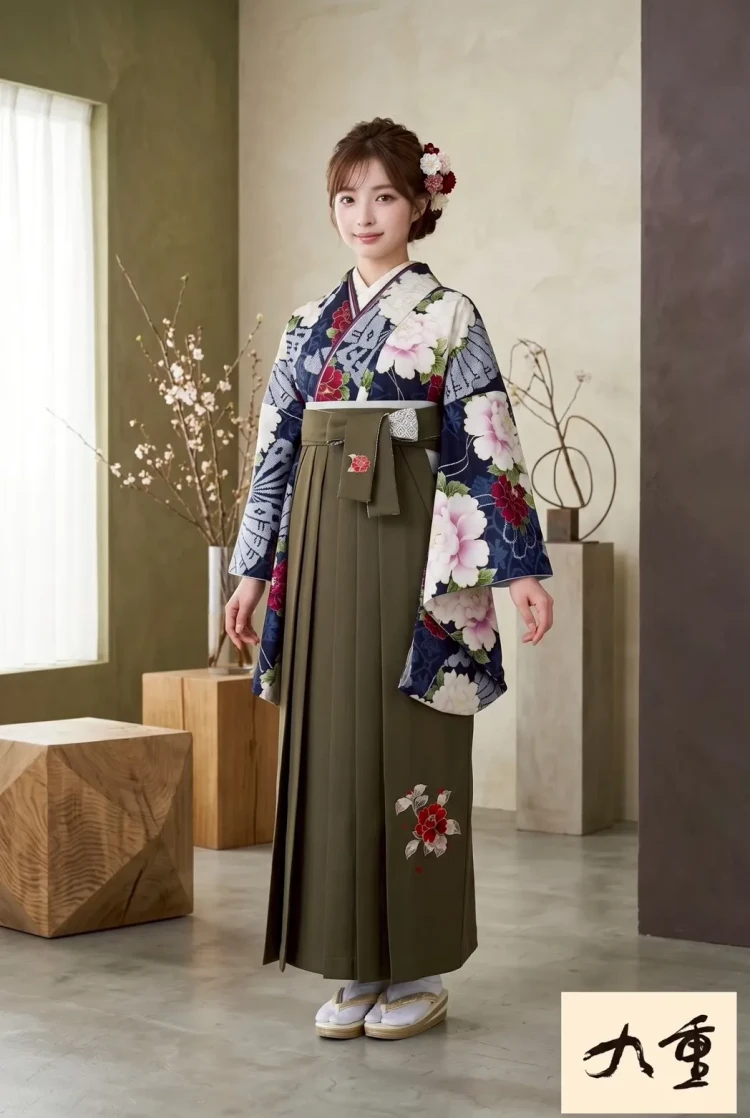 卒業式 袴 レンタル 新作袴 新作 九重袴 27卒