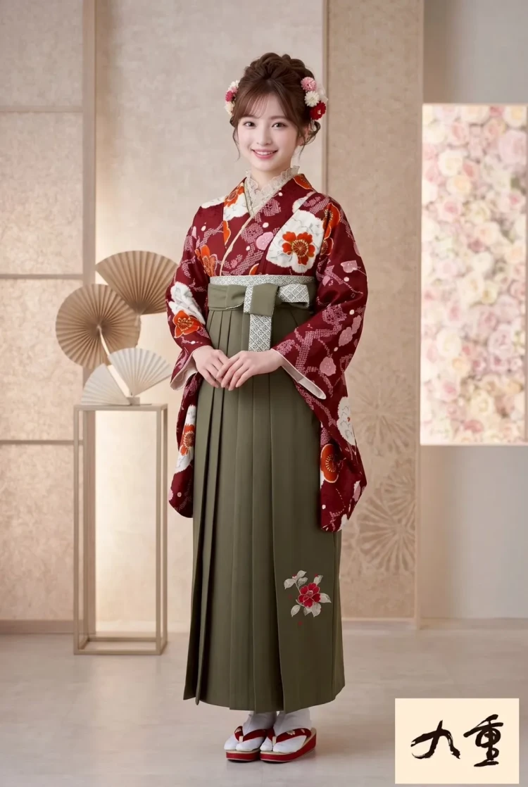 卒業式 袴 レンタル 新作袴 新作 九重袴 27卒
