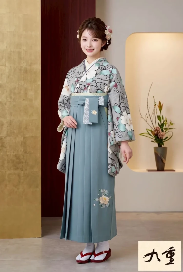 卒業式　袴　レンタル　新作袴　新作　九重袴　27卒