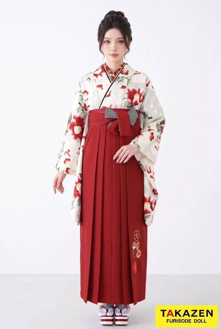 卒業式 袴レンタル、袴コーディネート、袴 色 選び方、袴 組み合わせ、袴だけ変更、着物 袴 コーディネート、FURISODEDOLL